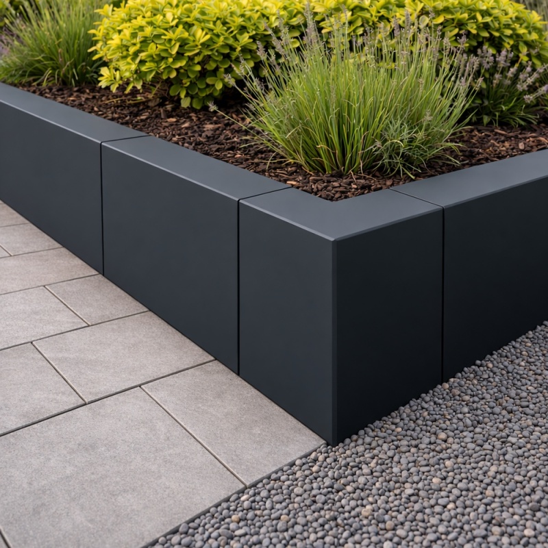 MUR HAUTEUR 50 cm EFFET CORTEN