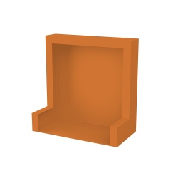 MUR HAUTEUR 40 cm EFFET CORTEN