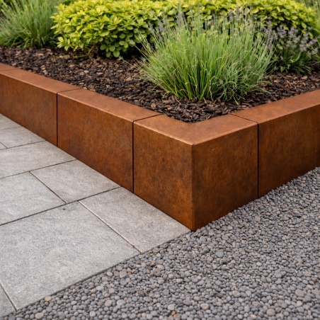 MUR HAUTEUR 40 cm EFFET CORTEN