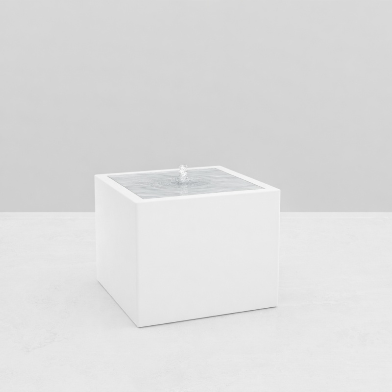 TABLE D'EAU ALUMINIUM CARREE pour paysagistes et collectivité