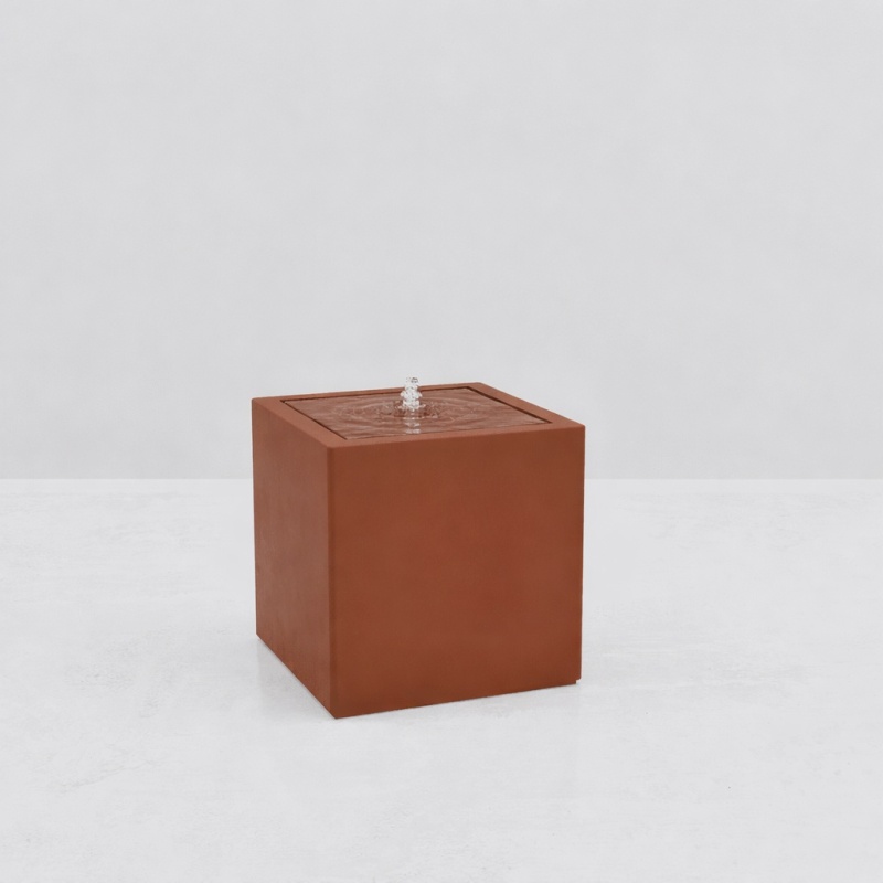 TABLE D'EAU ALUMINIUM CARREE pour paysagistes et collectivité