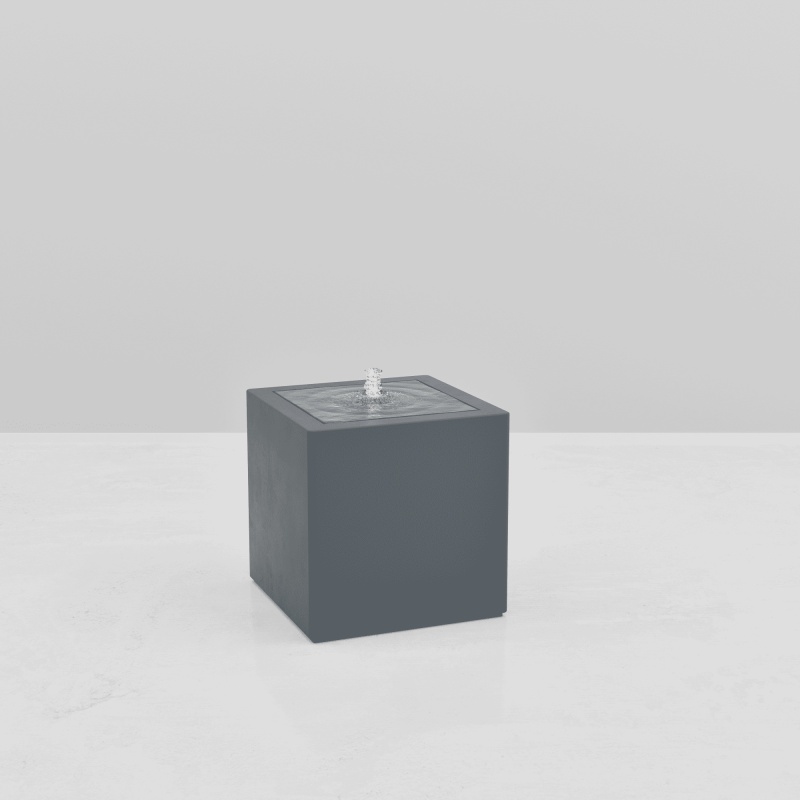 TABLE D'EAU ALUMINIUM CARREE pour paysagistes et collectivité