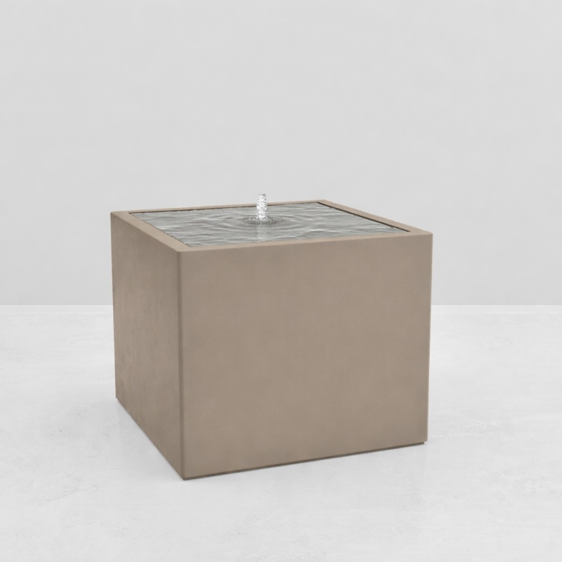 TABLE D'EAU ALUMINIUM CARREE pour paysagistes et collectivité