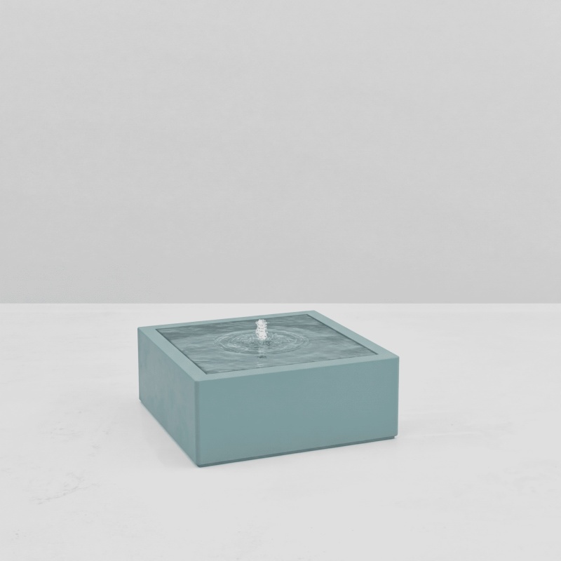TABLE D'EAU ALUMINIUM CARREE pour paysagistes et collectivité