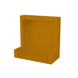 MUR HAUTEUR 50 cm EFFET CORTEN