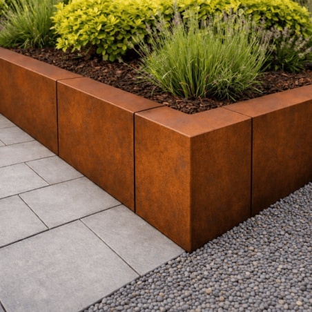 MUR HAUTEUR 50 cm EFFET CORTEN