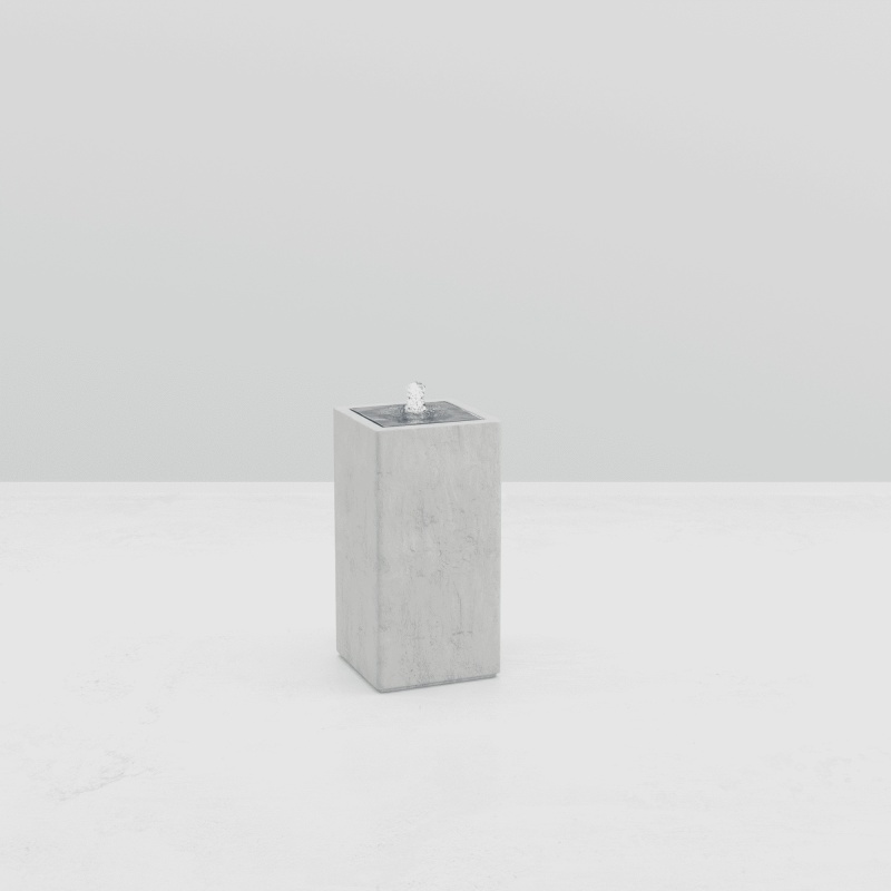 TABLE D'EAU ALUMINIUM CARREE pour paysagistes et collectivité