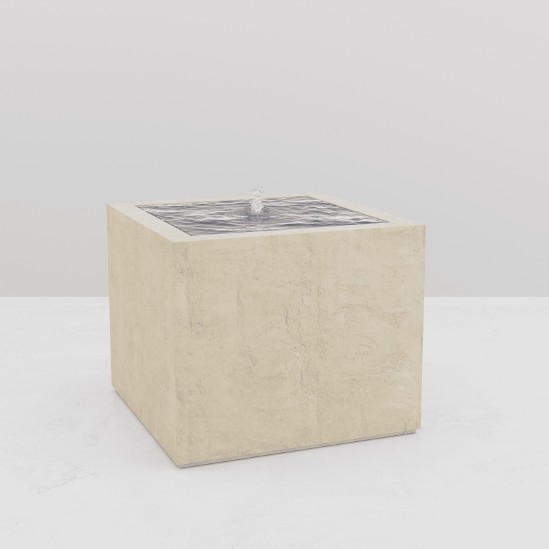 TABLE D'EAU ALUMINIUM CARREE pour paysagistes et collectivité