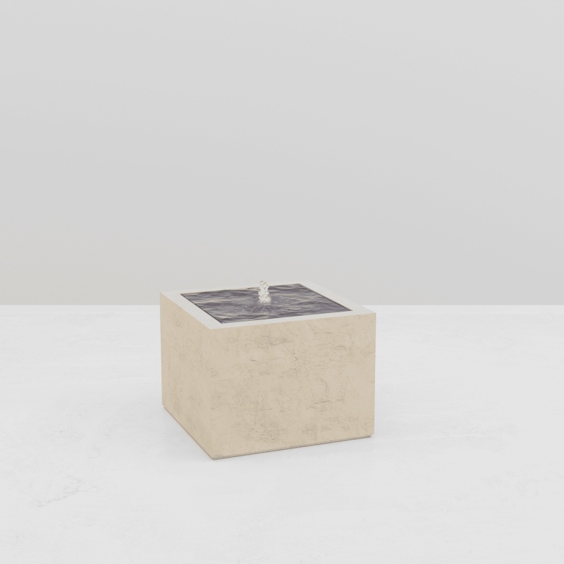 TABLE D'EAU ALUMINIUM CARREE pour paysagistes et collectivité