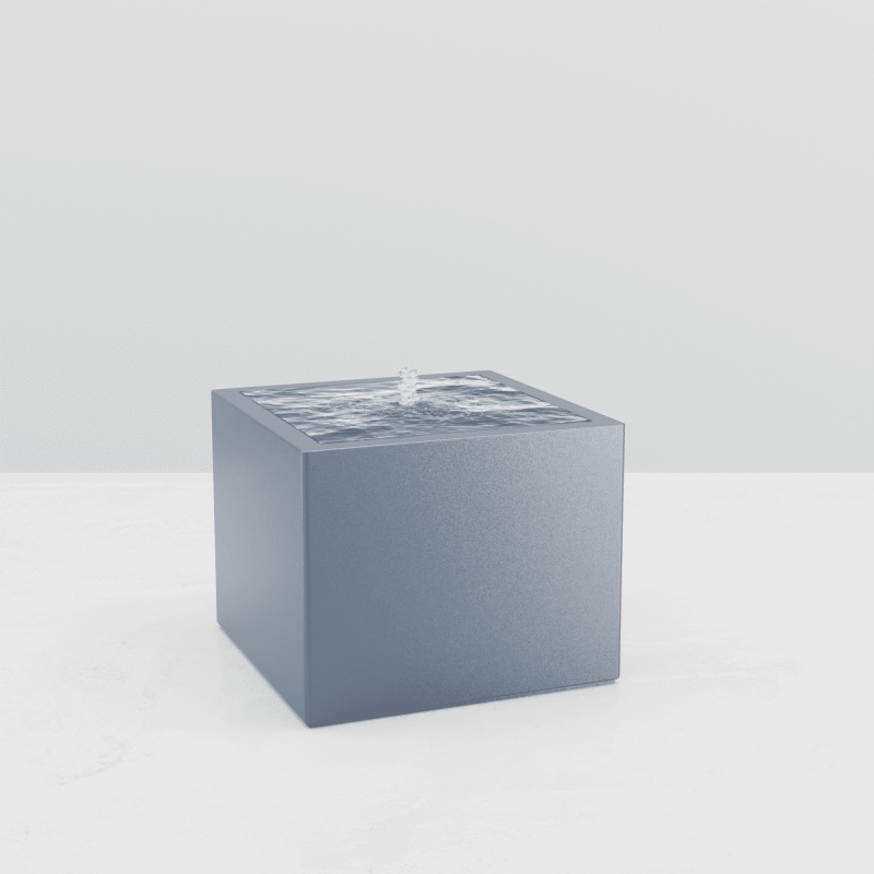 TABLE D'EAU ALUMINIUM CARREE pour paysagistes et collectivité