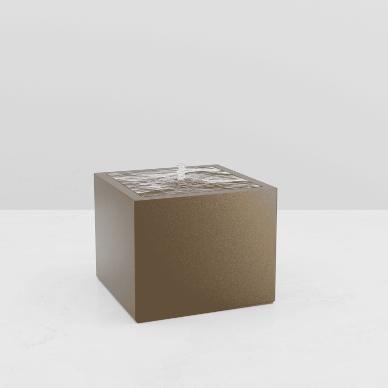 TABLE D'EAU ALUMINIUM CARREE pour paysagistes et collectivité