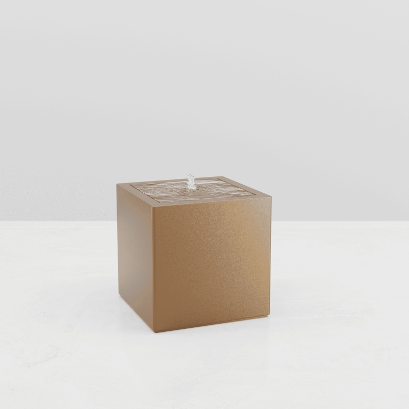 TABLE D'EAU ALUMINIUM CARREE pour paysagistes et collectivité