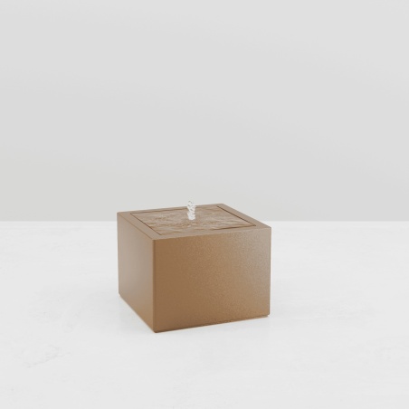 SQUARE WATER TABLE METAL EFFECT