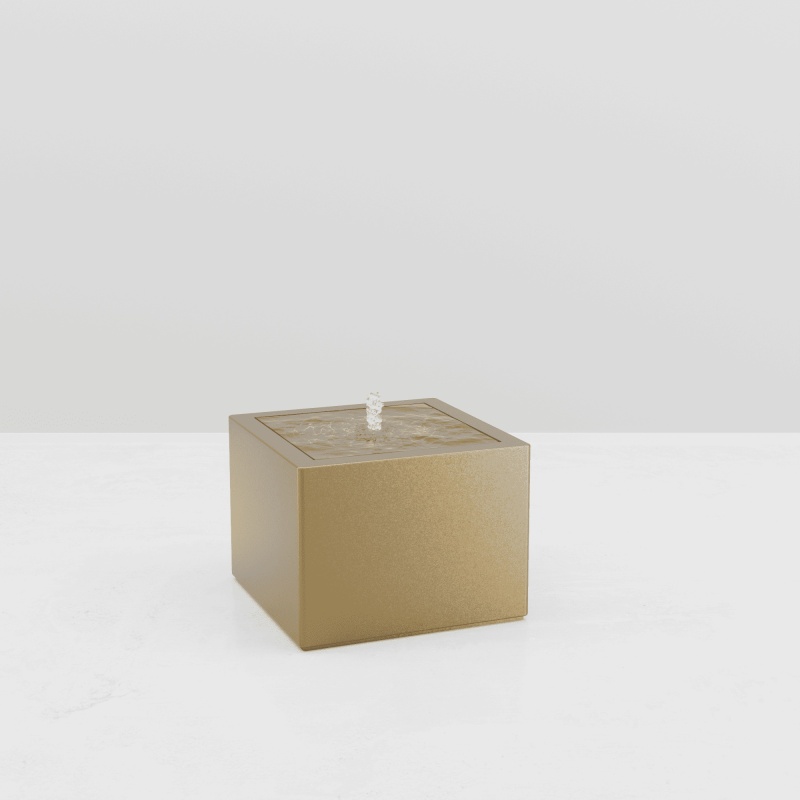 TABLE D'EAU ALUMINIUM CARREE pour paysagistes et collectivité