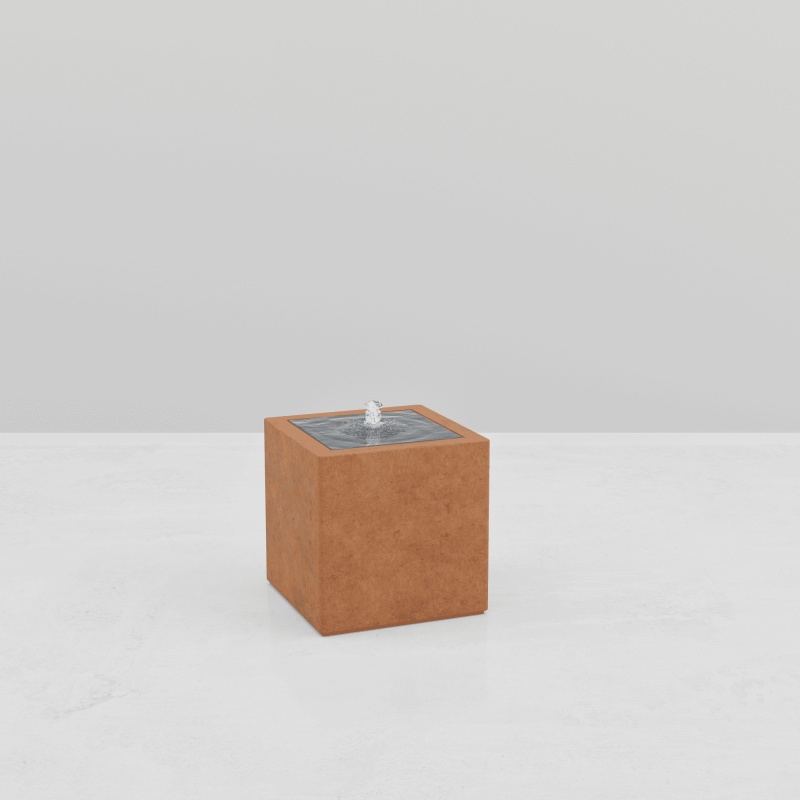 TABLE D'EAU ALUMINIUM CARREE pour paysagistes et collectivité