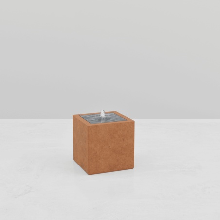 SQUARE WATER TABLE CORTEN EFFECT