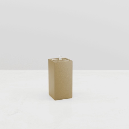 HIGH SQUARE WATER TABLE METAL EFFECT