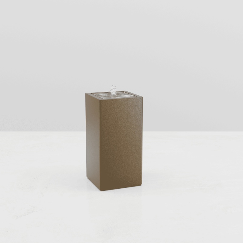 TABLE D'EAU ALUMINIUM CARREE pour paysagistes et collectivité