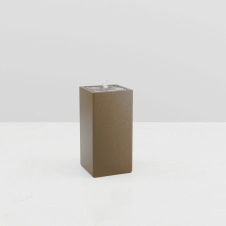 HIGH SQUARE WATER TABLE METAL EFFECT