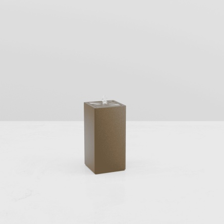 HIGH SQUARE WATER TABLE METAL EFFECT