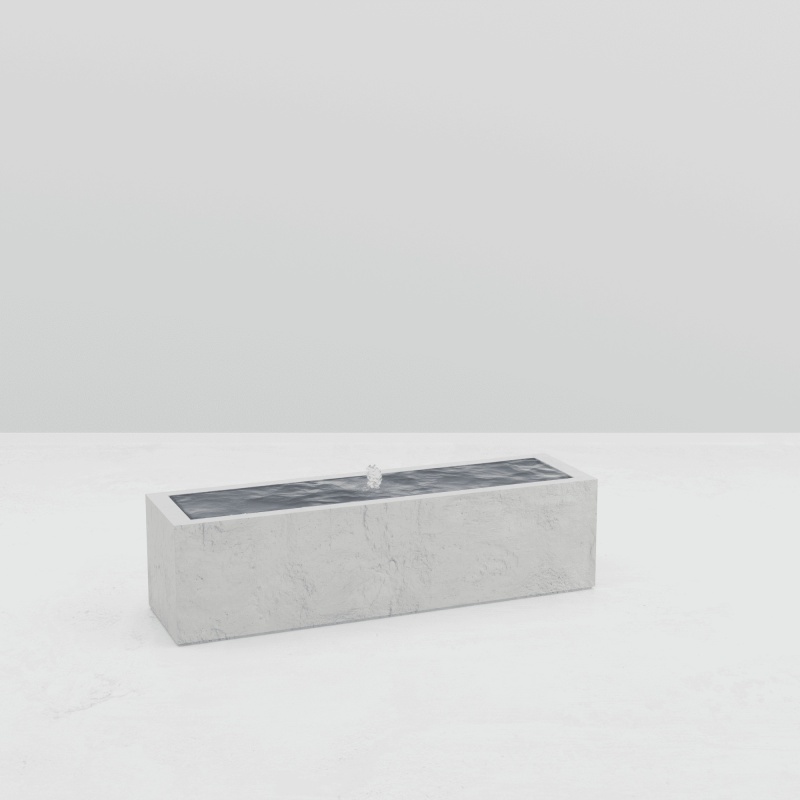 RECTANGULAR WATER TABLE STONE EFFECT