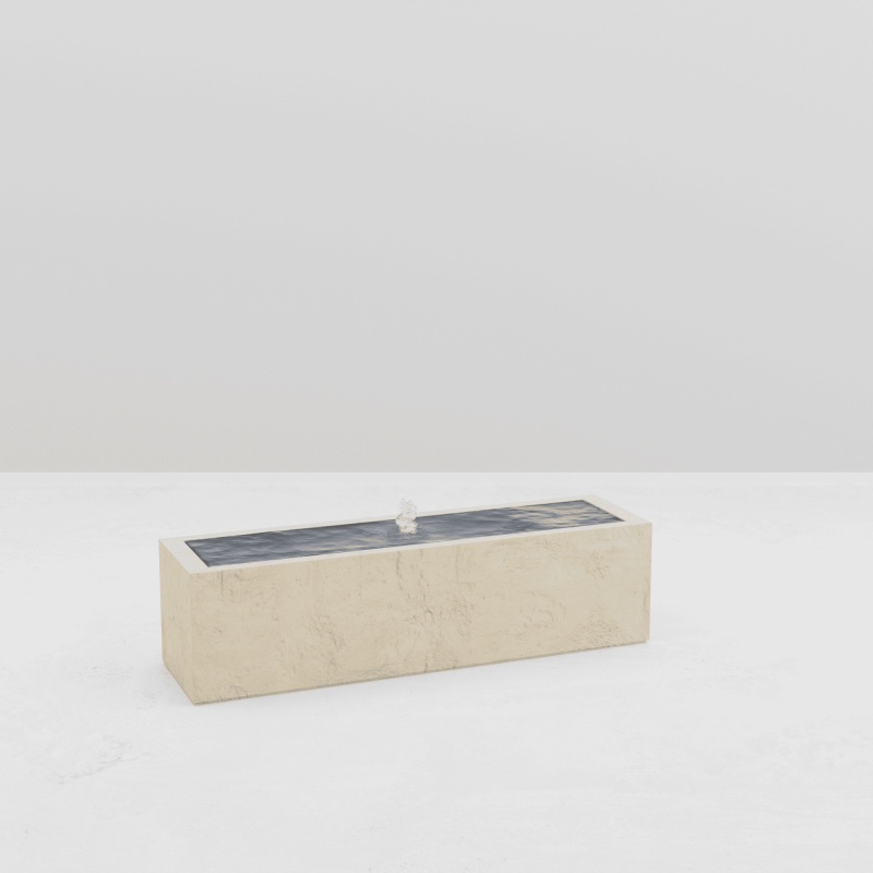 RECTANGULAR WATER TABLE STONE EFFECT