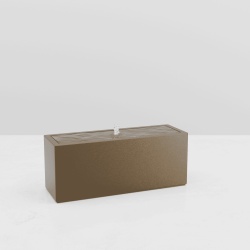 RECTANGULAR WATER TABLE METAL EFFECT