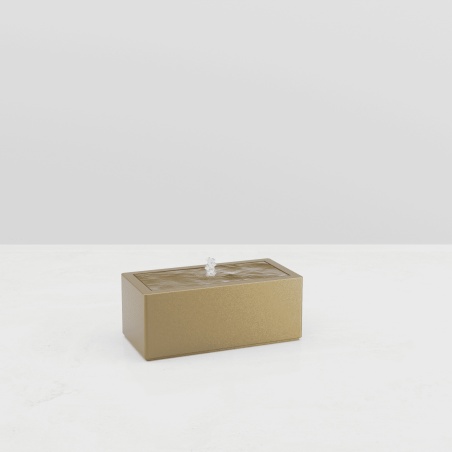 RECTANGULAR WATER TABLE METAL EFFECT