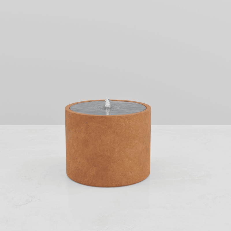 TABLE D'EAU ALUMINIUM RONDE pour paysagistes et collectivité