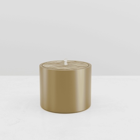 ROUND WATER TABLE METAL EFFECT