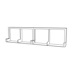 BORDUUR HOOGTE 40 cm