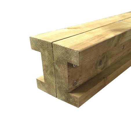 POTEAU EN H  SILENZO 116x120MM
