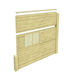 PLATINE U A FIXER  120x120mm - SILENZO