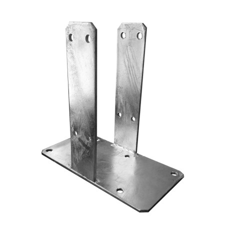 PLATINE U A FIXER  120x120mm - SILENZO