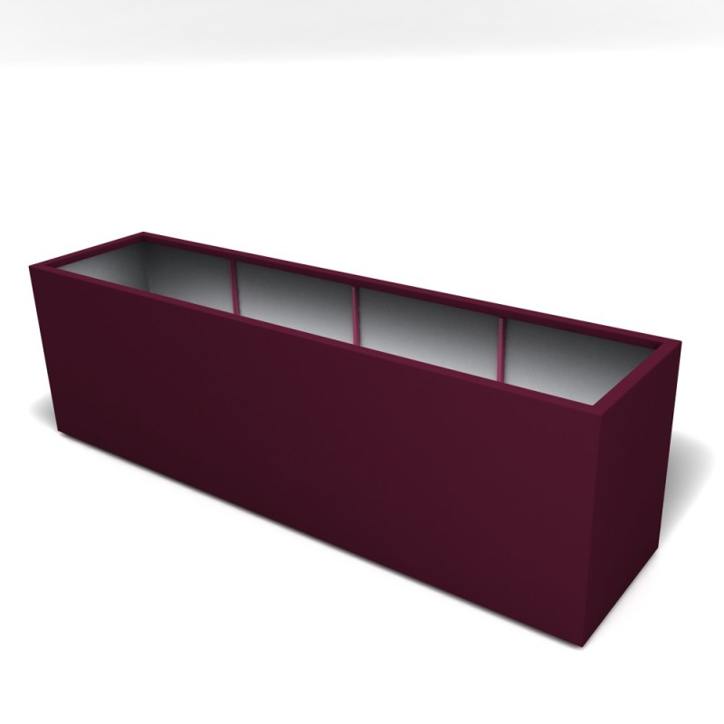 JARDINIERE FIBRE DE VERRE GAIA 2000 x 500 x 600 mm JARDINIERE FIBRE DE VERRE GAIA 2000 x 500 x 600 mm