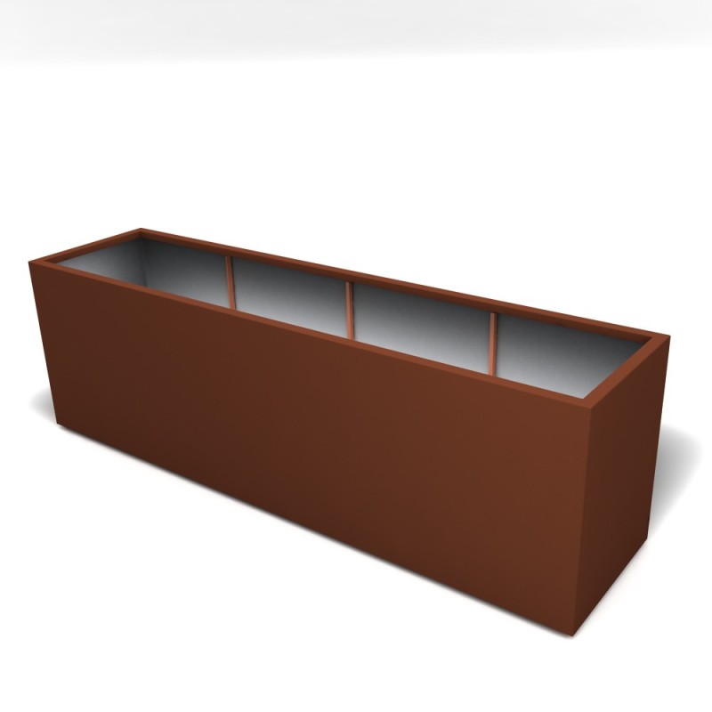 JARDINIERE FIBRE DE VERRE GAIA 2000 x 500 x 600 mm JARDINIERE FIBRE DE VERRE GAIA 2000 x 500 x 600 mm