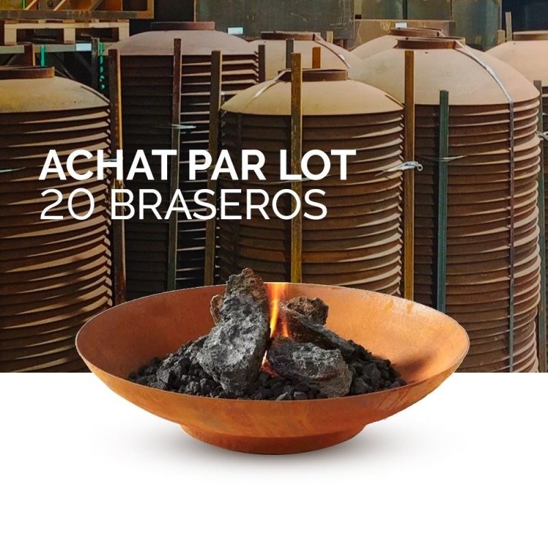 LOT DE 20 BRASEROS KEYO LOT DE 20 BRASEROS KEYO