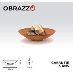 BRASERO KEYO in staal