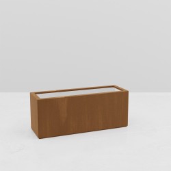 GAIA RECTANGULAR PLANTER CORTEN EFFECT