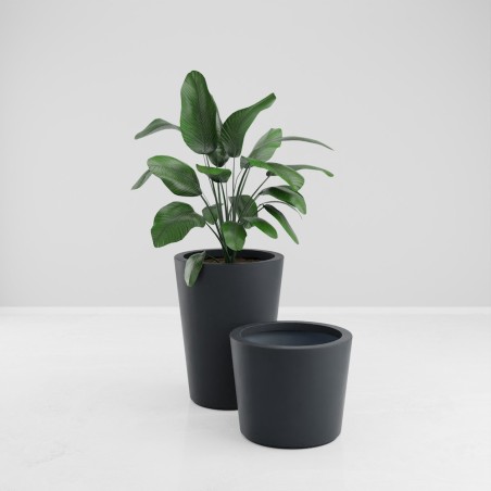 CILINDRISCHE PLANTENBAK RHEA voor landschapsarchitecten en gemeenten